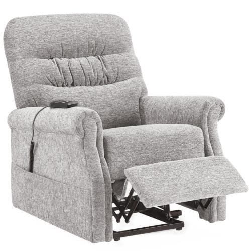 Oris Fur. Power Lift Chair Soft Fabric Upholstery Recliner Living Room Sofa Chair with Remote