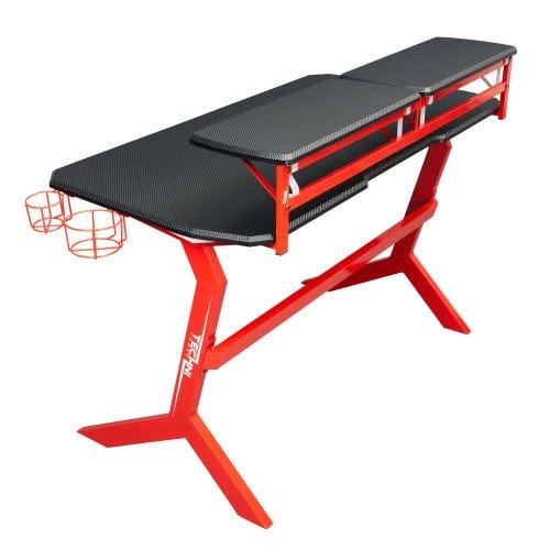 Techni Sport Blue Stryker Gaming Desk