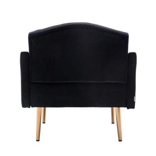 COOLMORE Accent Chair ,Leisure Single Sofa with Rose Golden Feet