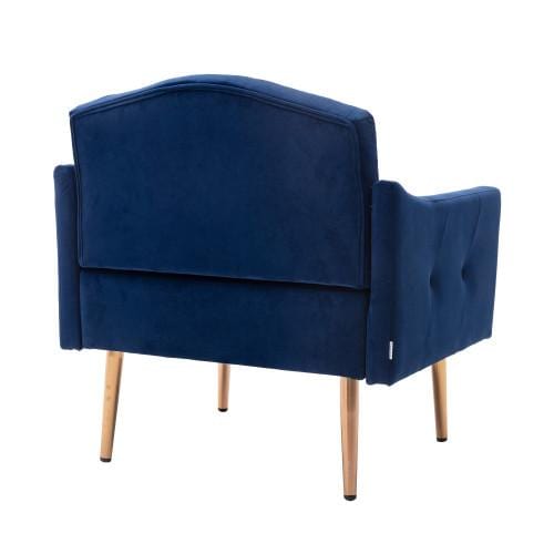 COOLMORE Accent Chair ,Leisure Single Sofa with Rose Golden Feet