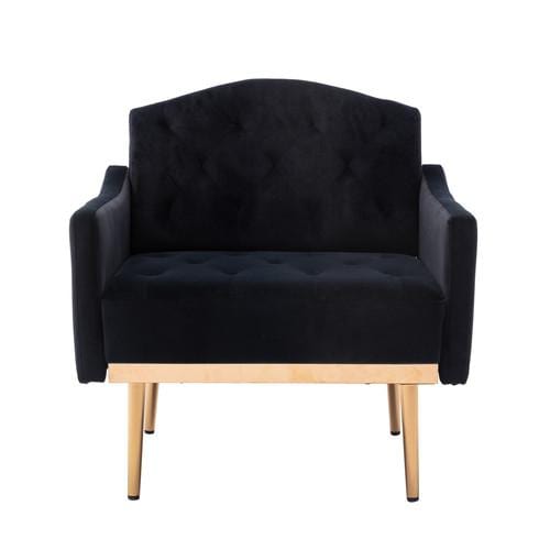 COOLMORE Accent Chair ,Leisure Single Sofa with Rose Golden Feet