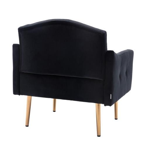 COOLMORE Accent Chair ,Leisure Single Sofa with Rose Golden Feet