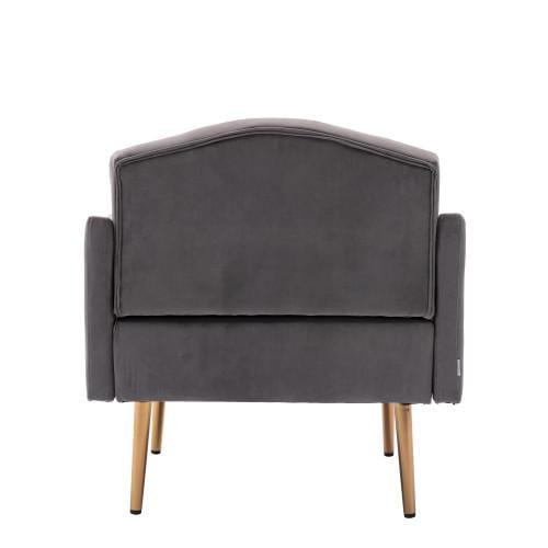 COOLMORE Accent Chair ,Leisure Single Sofa with Rose Golden Feet