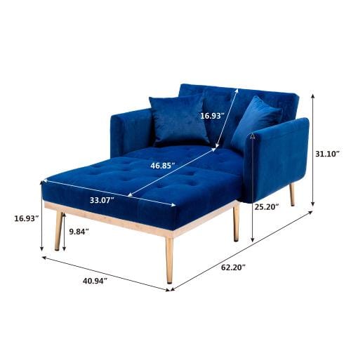 COOLMORE Chaise Lounge Chair/Accent Chair