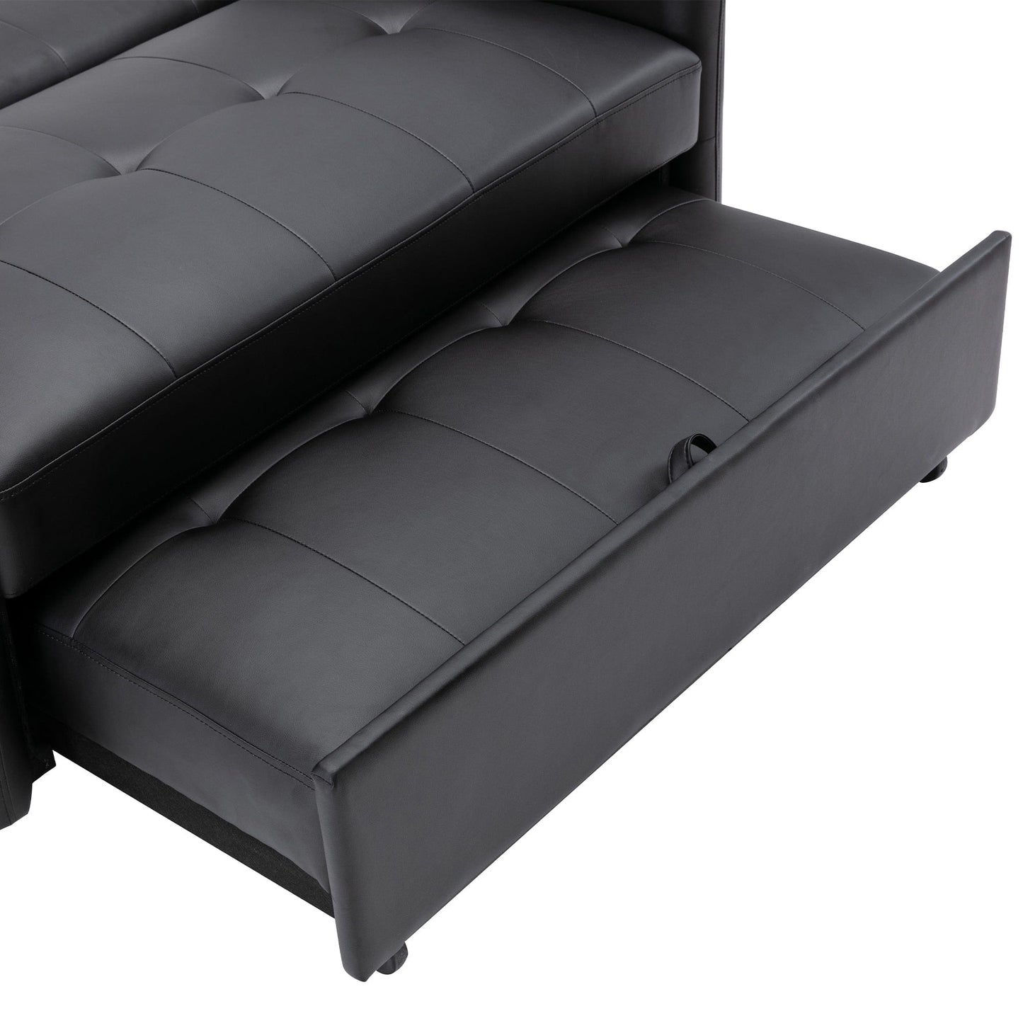 Orisfur. 51" Convertible Sleeper Bed, Adjustable Oversized Armchair with Dual USB Ports for Small Space