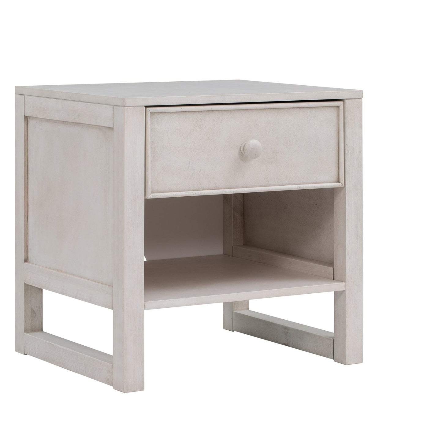 3-Pieces Bedroom Sets Full Size Platform Bed with Nightstand and Dresser,Antique White
