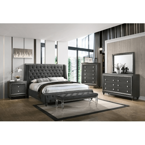 Button Tufted Upholstered Bench