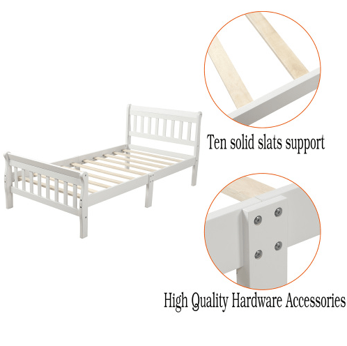 Wood Platform Bed Twin Bed