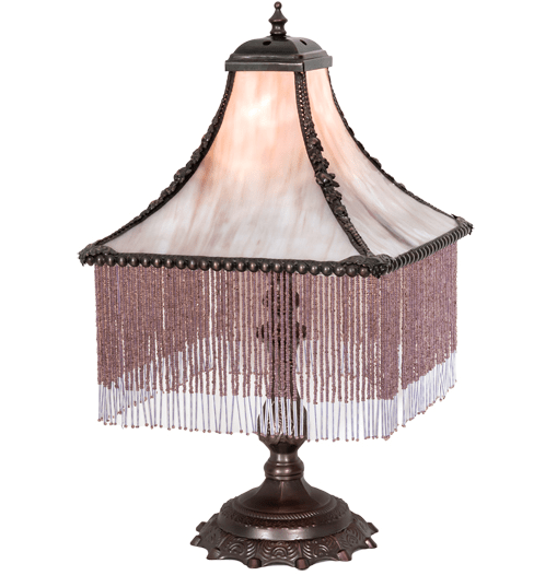 21"H Victoria Fringed Table Lamp