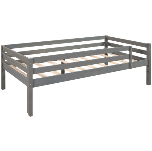 Twin-Over-Twin Bunk Bed, Loft Bed With Ladder