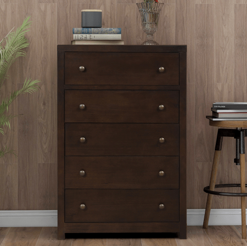 Vintage Aesthetic 5 Drawers Solid Wood Chest BedroomFurnitureDesign Vintage Aesthetic 5 Drawers Solid Wood Chest BedroomFurnitureDesign