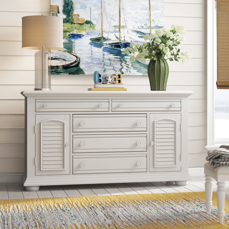 Abingd 5 Drawer Combo Dresser