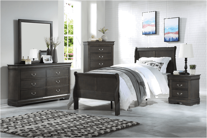 Fjeldheim Sleigh Bed