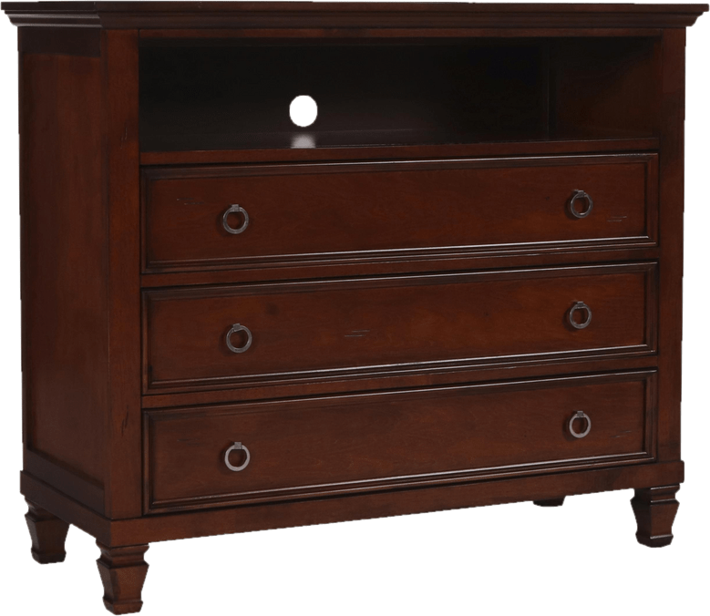 Boothe 3 Drawer 42'' W Solid Wood Dresser