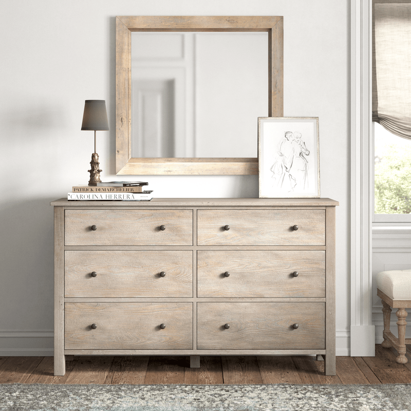 Aguirre 6 Drawer Double Dresser 60