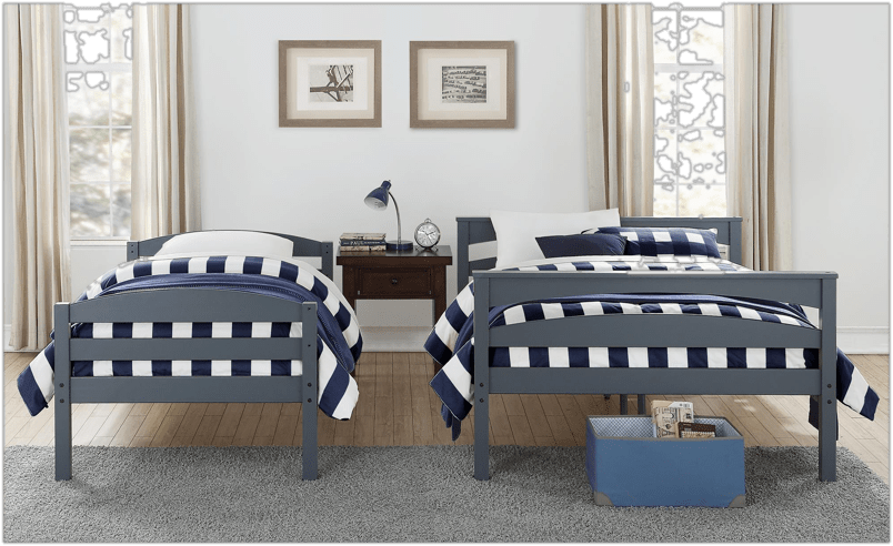 Everard Twin Over Full Solid Wood Standard Bunk Bed by Isabelle & Max™