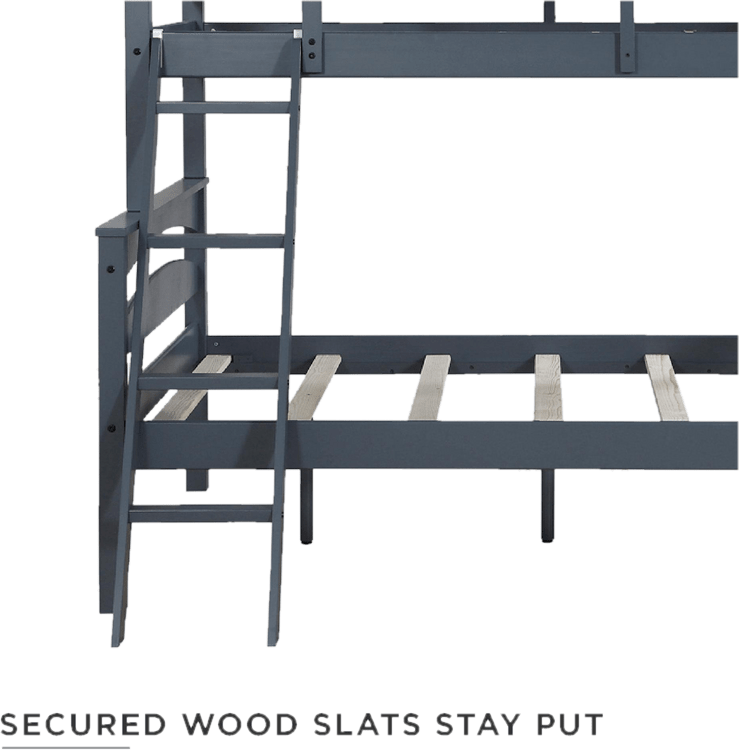 Everard Twin Over Full Solid Wood Standard Bunk Bed by Isabelle & Max™