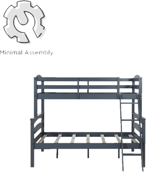 Everard Twin Over Full Solid Wood Standard Bunk Bed by Isabelle & Max™