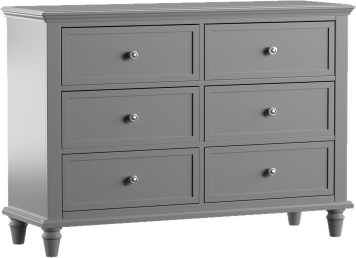 Rae 6 Drawer 54'' W Double Dresser