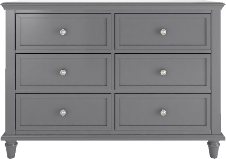 Rae 6 Drawer 54'' W Double Dresser