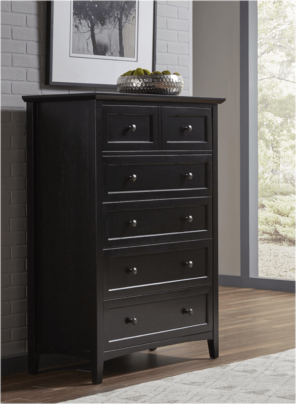 black dresser 5 drawer Mowgli 5 Drawer 40