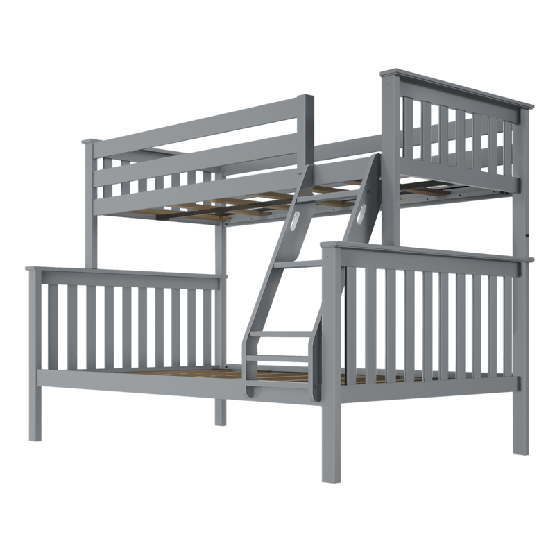 Bolles Twin Over Full Solid Wood Standard Bunk Bed by Harriet Bee