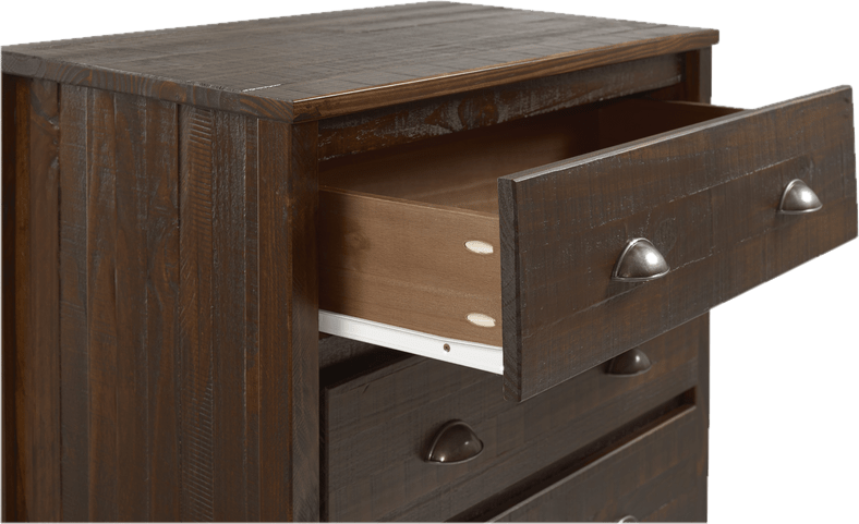 Mannion 5 Drawer 33" W Solid Wood Chest