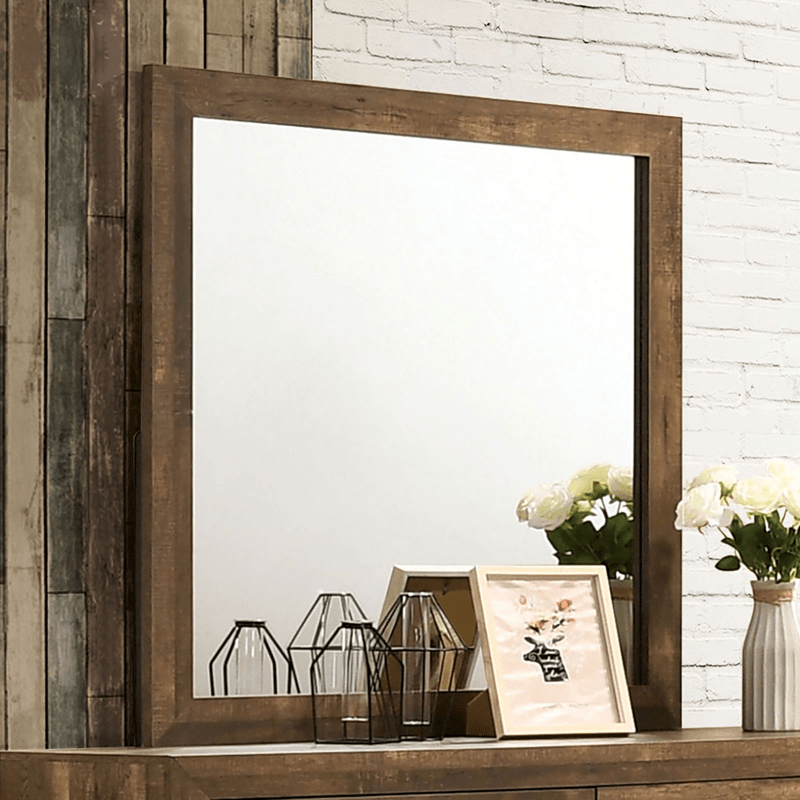 Kidham 6 Drawer 58.5" W Double Dresser with Mirror