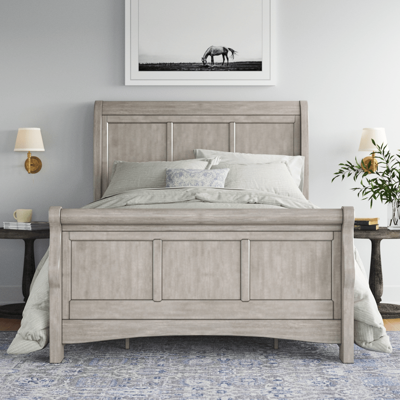 Riya Low Profile Sleigh Bed