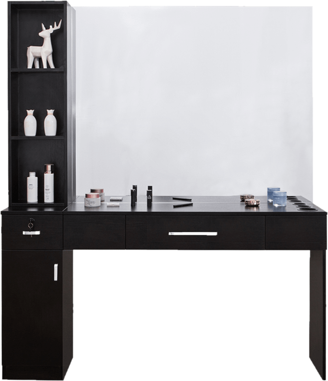 Shumake 2 Drawer Combo Dresser with Mirror