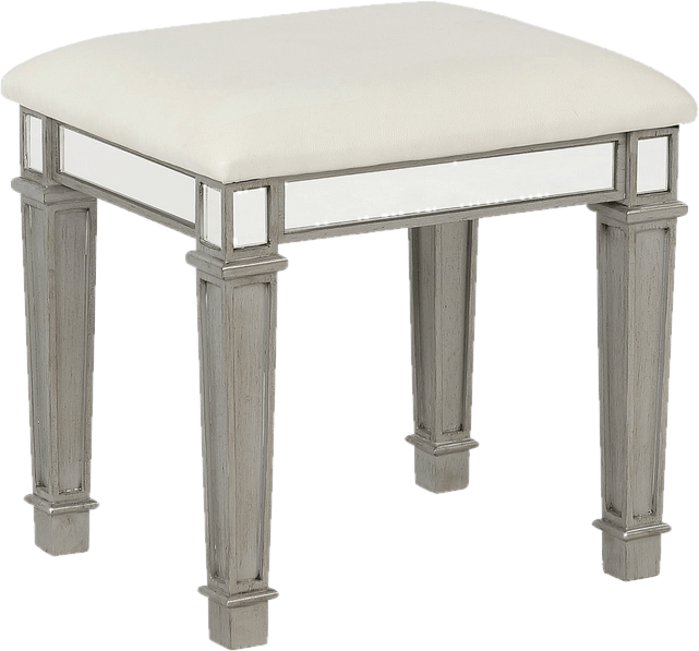 Jaidon Vanity Set with Stool and Mirror