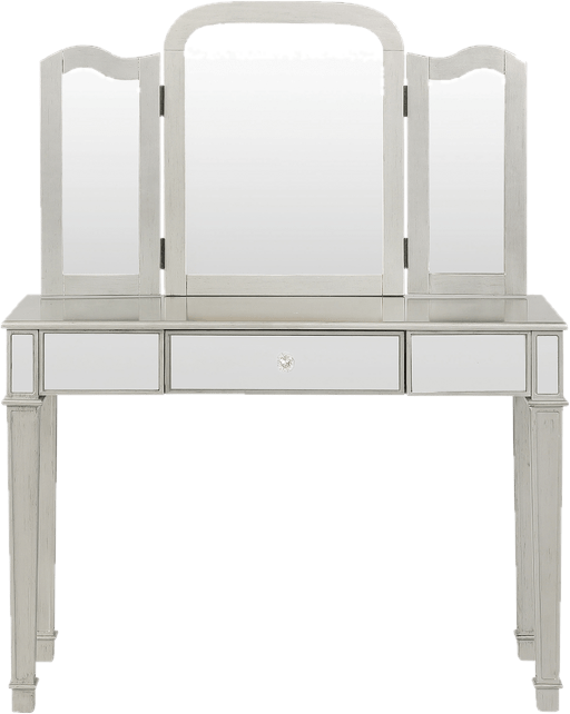 Jaidon Vanity Set with Stool and Mirror