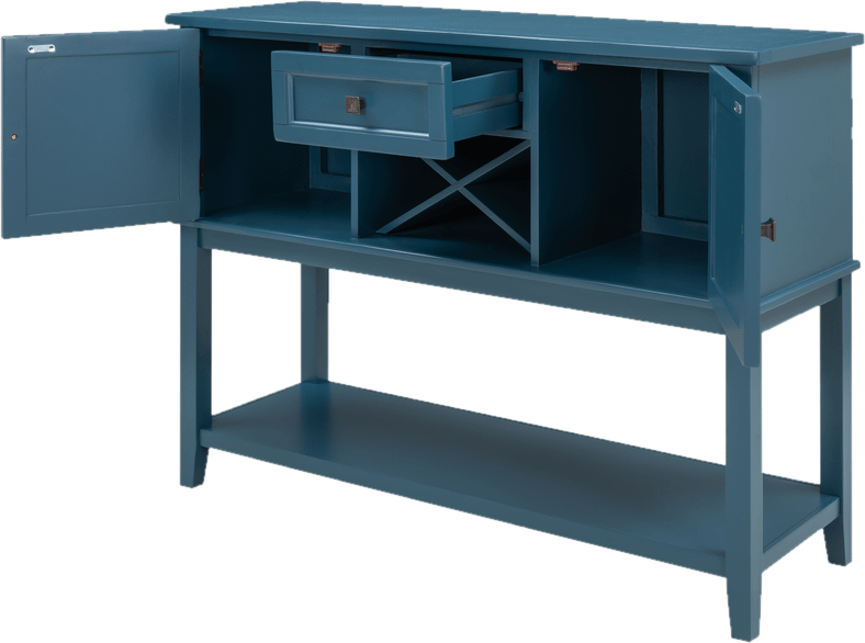Kyron 45'' Wide 1 Drawer Pine Solid Wood Sideboard