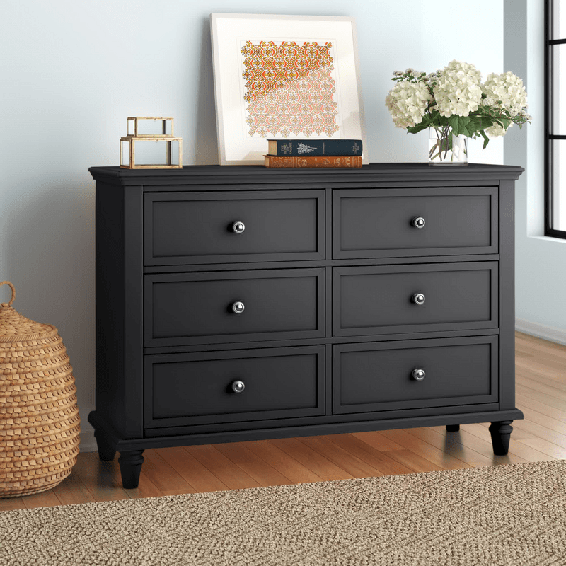 Rae 6 Drawer 54'' W Double Dresser
