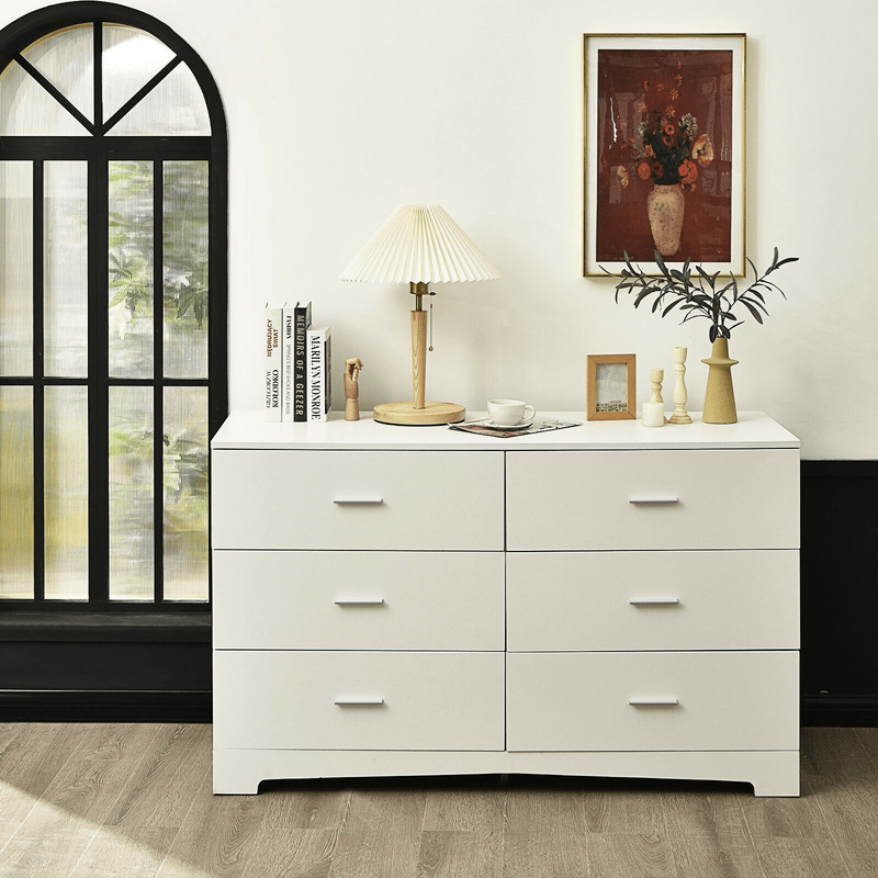 6 Drawer 51" W Double Dresser