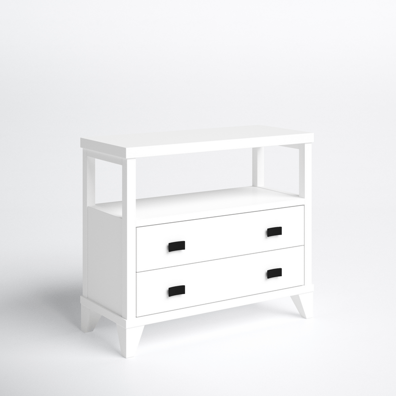 Debora 2 Drawer End Table with Storage