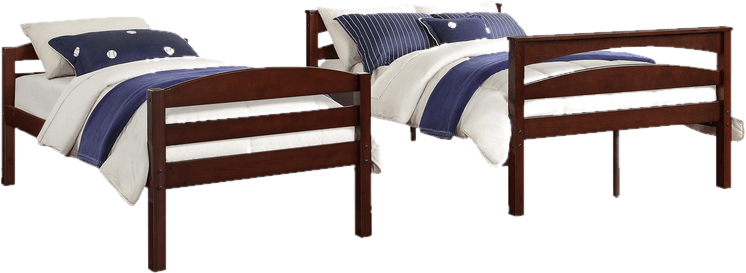 Everard Twin Over Full Solid Wood Standard Bunk Bed by Isabelle & Max™