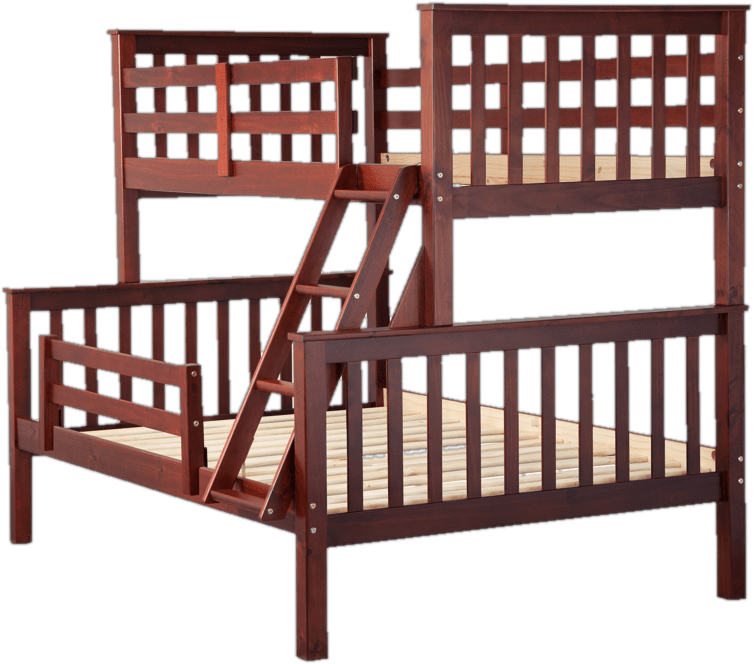 Pamplin Twin Over Full Solid Wood Standard Bunk Bed by Harriet Bee