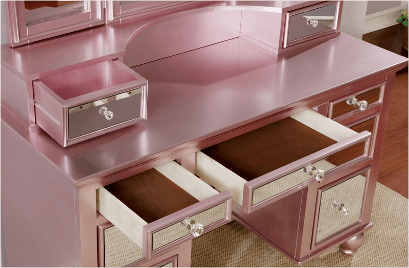 Galento Transitional Vanity Set with Mirror
