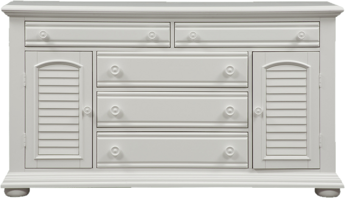 Abingd 5 Drawer Combo Dresser