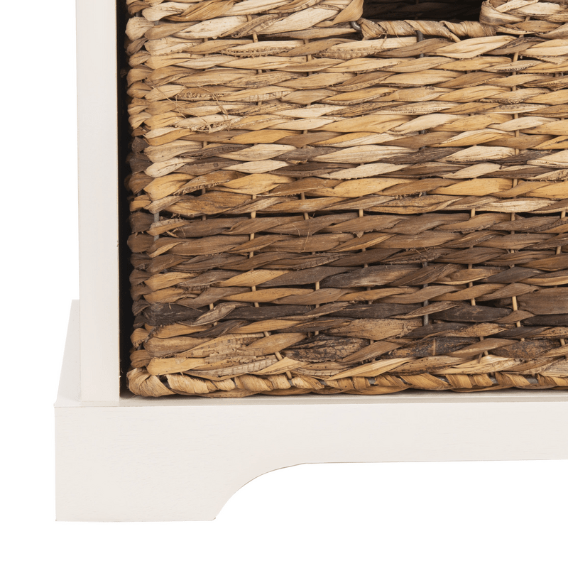Santa Cruz Upholstered Cubby Storage Bench