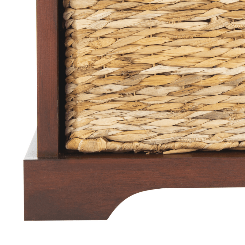Santa Cruz Upholstered Cubby Storage Bench