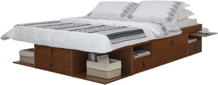 Pharr Low Profile Storage Platform Bed