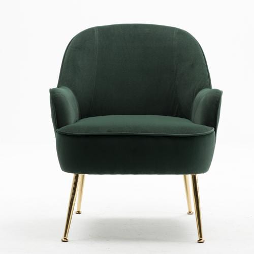 Modern Soft Velvet Ergonomic Accent Chair For Living/Bedroom