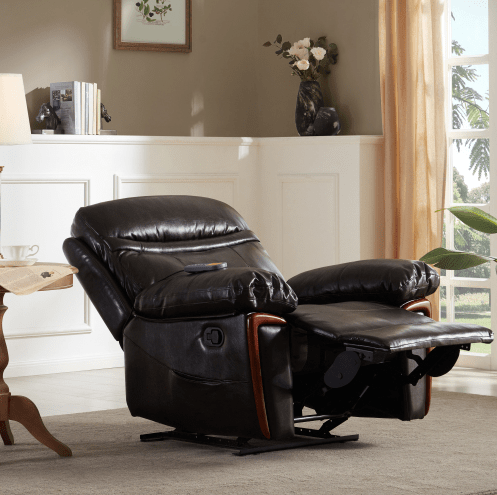 Massage Recliner PU Leather Sofa Chair with Heating and Massage Vibrating Function