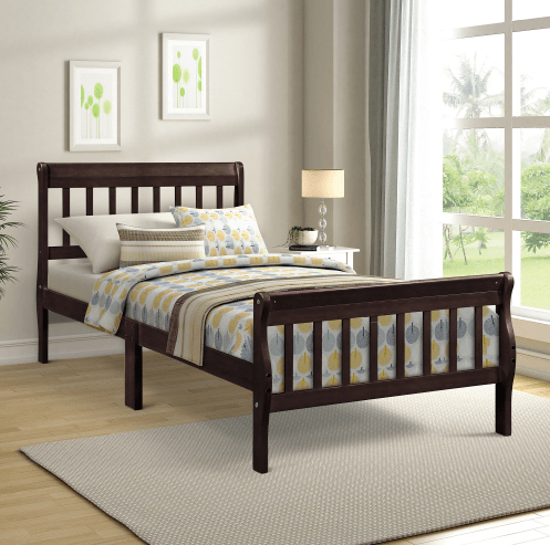 Wood Platform Bed Twin Bed