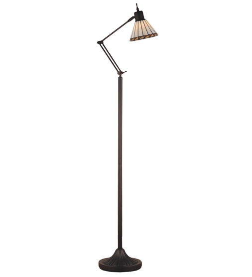 68"H Prairie Mission Adjustable Floor Lamp