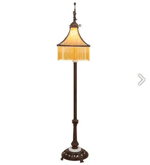 59"H Victoria Bridge Arm Floor Lamp