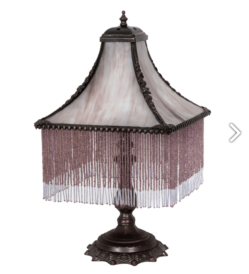 21"H Victoria Fringed Table Lamp