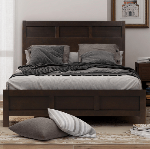 Classic Rich Brown 3 Pieces Bedroom Set